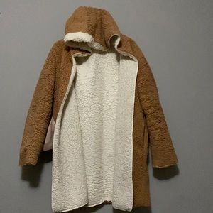 reversible teddy jacket